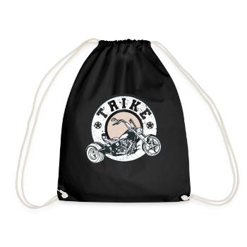 Trike Trike Pilote Trike Moteur Trike Vintage - Sac de sport léger - noir - Devant