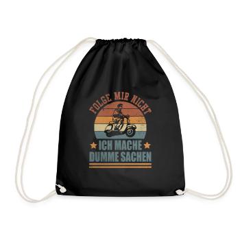 Stupides scooters Bicycles Vintage Bricoleur - Sac de sport léger - noir - Devant