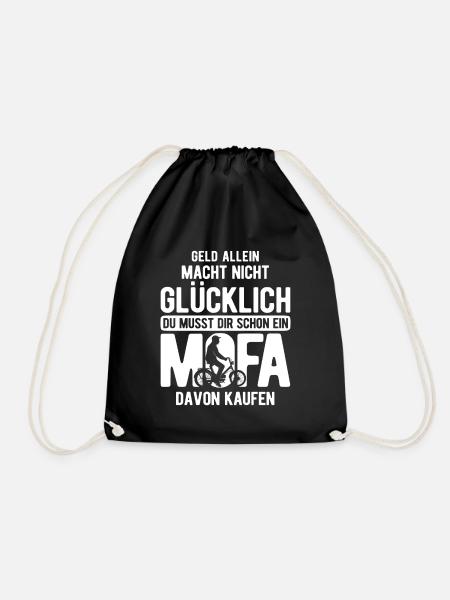 Mofa Geschenk - Turnbeutel - Schwarz