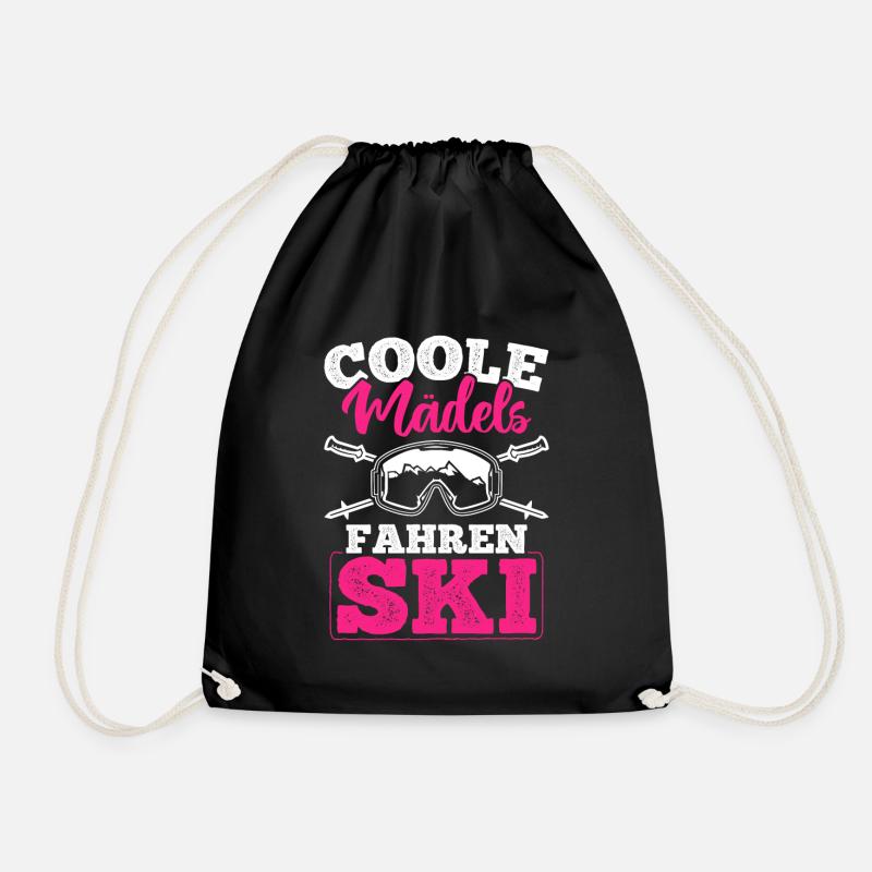 Ski Gift - Turnbeutel - Schwarz