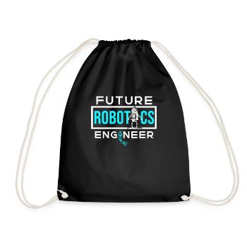Futur ingénieur en robotique - Sac de sport léger - noir - Devant