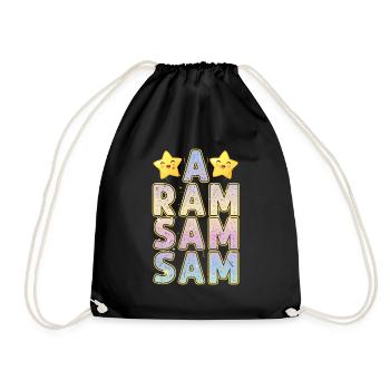 A Ram SamSam Educator - Drawstring Bag - black - Front