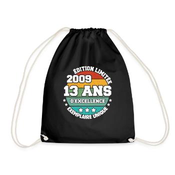 2009 13 Ans Edition Limitée 13 Ans D'excellence - Sac de sport léger - noir - Devant