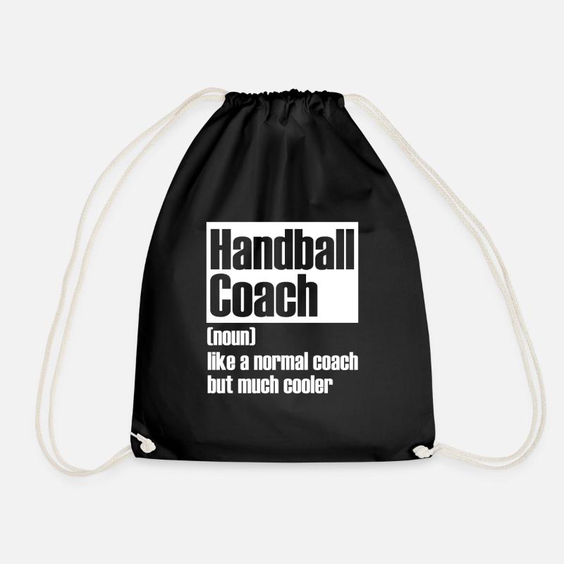 Handball Coach Like A Normal Coach But Much Cooler - Turnbeutel - Schwarz
