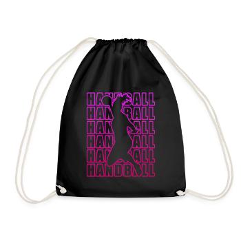 Handballeur - Sac de sport léger - noir - Devant