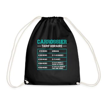 Le Tarif Horaire D'un Carrossier - Sac de sport léger - noir - Devant