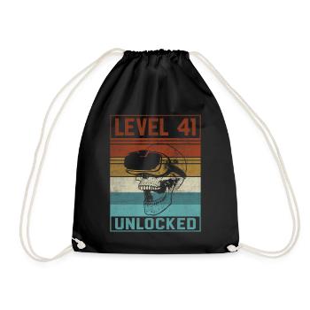 Joueur du 41e anniversaire - Sac de sport léger - noir - Devant
