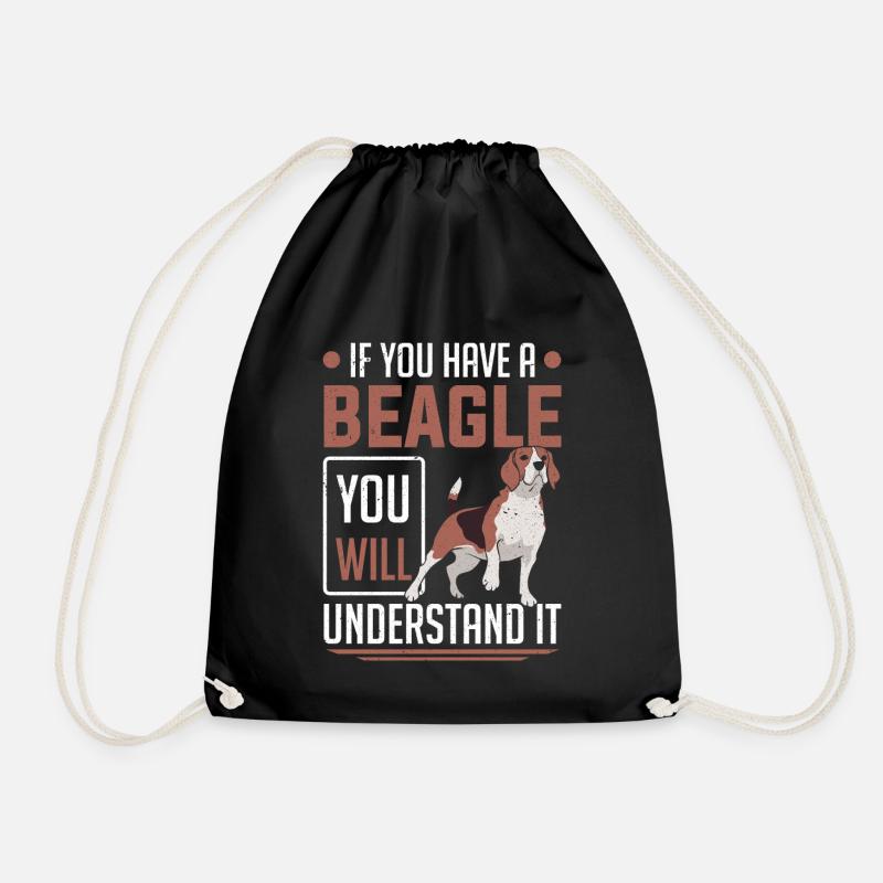 Beagle Hundebesitzer, wenn Sie einen Beagle haben - Turnbeutel - Schwarz