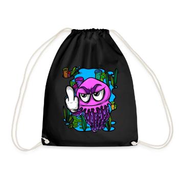 Méduse méduse du majeur Méduse - Sac de sport léger - noir - Devant
