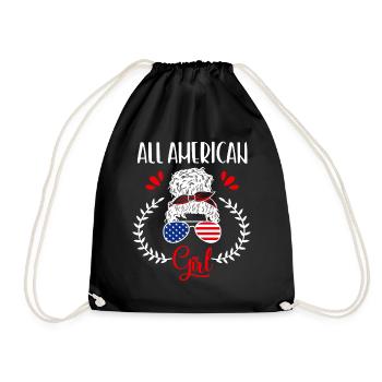American Patriotic Girls USA Maman - Sac de sport léger - noir - Devant