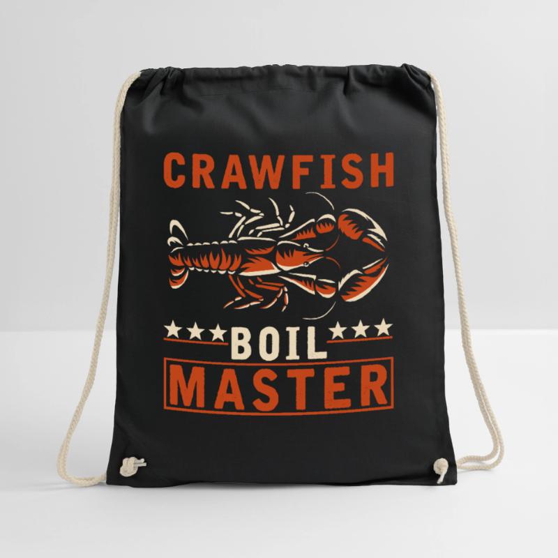 Crabs cook master Funny crayfish Drawstring Bag