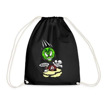 Boccia Set Boccia Player Flying Bocce Boccia - Drawstring Bag - black - Front