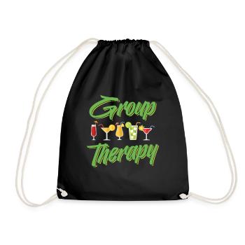 Cocktail Thérapie Barman Femmes Barmaid - Sac de sport léger - noir - Devant