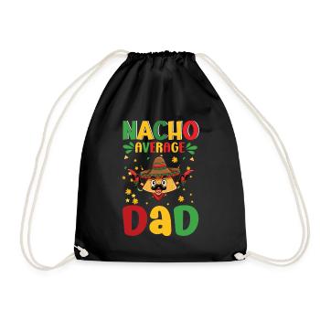 Nacho Papa Cinco De Mayo Chili Mexican Papa - Drawstring Bag - black - Front