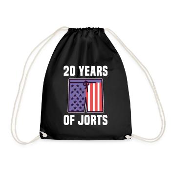 USA Flag Wrestling Wrestler 20 ans de Jorts - Sac de sport léger - noir - Devant