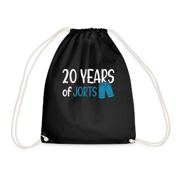 20 ans de Jorts Wrestling Wrestler Gift - Sac de sport léger - noir - Devant