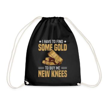 Gold Finder Gold Digger Acheter Nouveau Knee Treasure Hunter - Sac de sport léger - noir - Devant