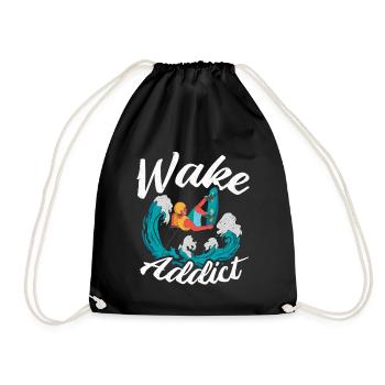 Wakeboarder Wake Addict Wakeboard Wakeboarding - Sac de sport léger - noir - Devant