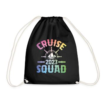 Cruise Group 2023 - Drawstring Bag - black - Front