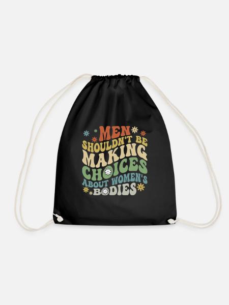 Feministischer Feminismus Woman Equality Geschenkidee - Turnbeutel - Schwarz