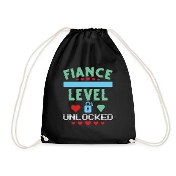 Niveau De Fiancé Déverrouillé - Sac de sport léger - noir - Devant