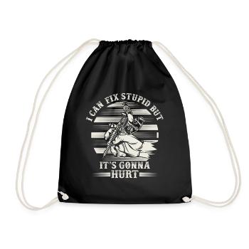 Funny Tattooer Quote Tattoo Artist Tattooist Inked - Drawstring Bag - black - Front