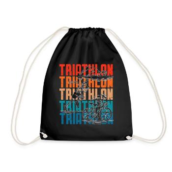 Triathlon Natation Cyclisme Course à pied Sport - Sac de sport léger - noir - Devant