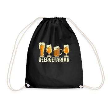 Beergitarian - Drawstring Bag - black - Front