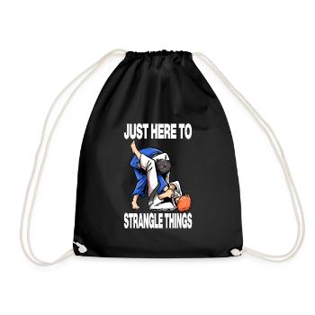 Juste ici pour étrangler les choses Judoka Judo - Sac de sport léger - noir - Devant