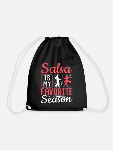 Salsa ist meine Lieblingssaison Latin Dance Salsa - Turnbeutel - Schwarz