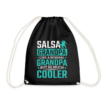 Salsa Grand-père Beaucoup plus cool Danse latine Sala - Sac de sport léger - noir - Devant