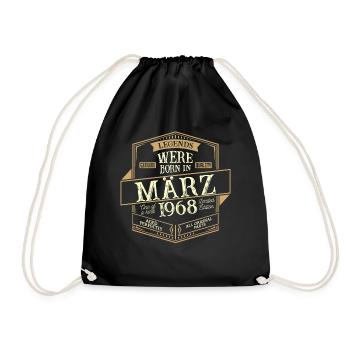 Mars 1968 Anniversaire Homme - Sac de sport léger - noir - Devant