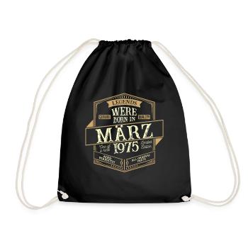Mars 1975 Anniversaire Homme - Sac de sport léger - noir - Devant