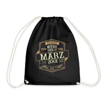 Mars 2001 Anniversaire Homme - Sac de sport léger - noir - Devant