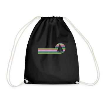 Sailor Sunset Voilier Skipper Capitaine Voile - Sac de sport léger - noir - Devant
