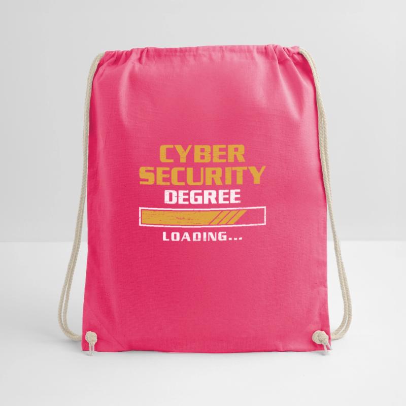 Hacking Cybersecurity Degree Loading Hacker Drawstring Bag