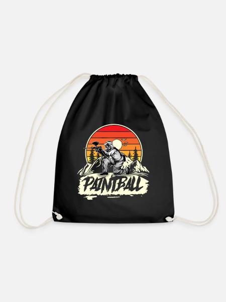 Paintball - Turnbeutel - Schwarz