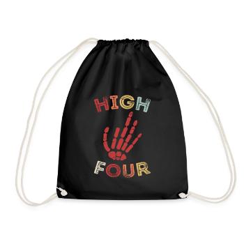 Finger Amputation High Four Finger Amputee - Sac de sport léger - noir - Devant