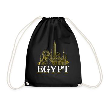Egypte Voyage Pyramides Sphinx Vacances Egyptiennes - Sac de sport léger - noir - Devant