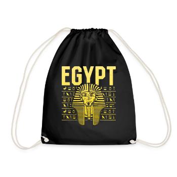Tutankhamun Egyptian Pharaoh Ancient Egypt - Drawstring Bag - black - Front