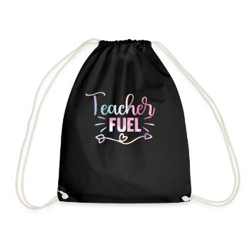 Teacher Full Tank - Drawstring Bag - black - Front