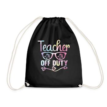Back to school Physical education - Drawstring Bag - black - Front