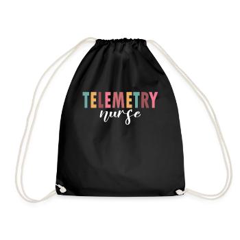 Téléménestrie Infirmière Vie - Sac de sport léger - noir - Devant
