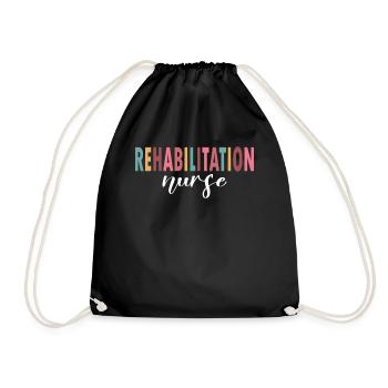 Rehabilitaton Nurse Life - Drawstring Bag - black - Front