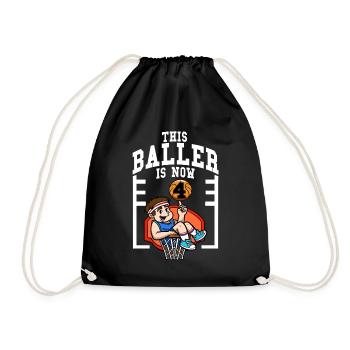 Joueur de basket-ball ce Baller a maintenant 4 ans - Sac de sport léger - noir - Devant