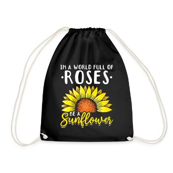 Jardin Tournesols Femmes Jardinage Fleurs - Sac de sport léger - noir - Devant