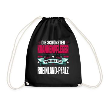 Die Schönsten Krankenpfleger Kommen Aus - Turnbeutel - Schwarz - Vorne
