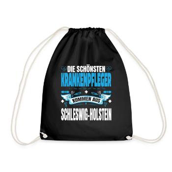 Die Schönsten Krankenpfleger Kommen Aus - Turnbeutel - Schwarz - Vorne