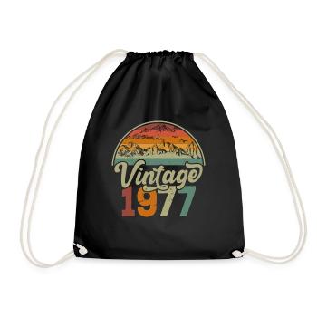 Vintage 1977 - Sac de sport léger - noir - Devant