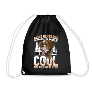 Saint Bernards Producing A Fair Amount Of Cool - Turnbeutel - Schwarz - Vorne